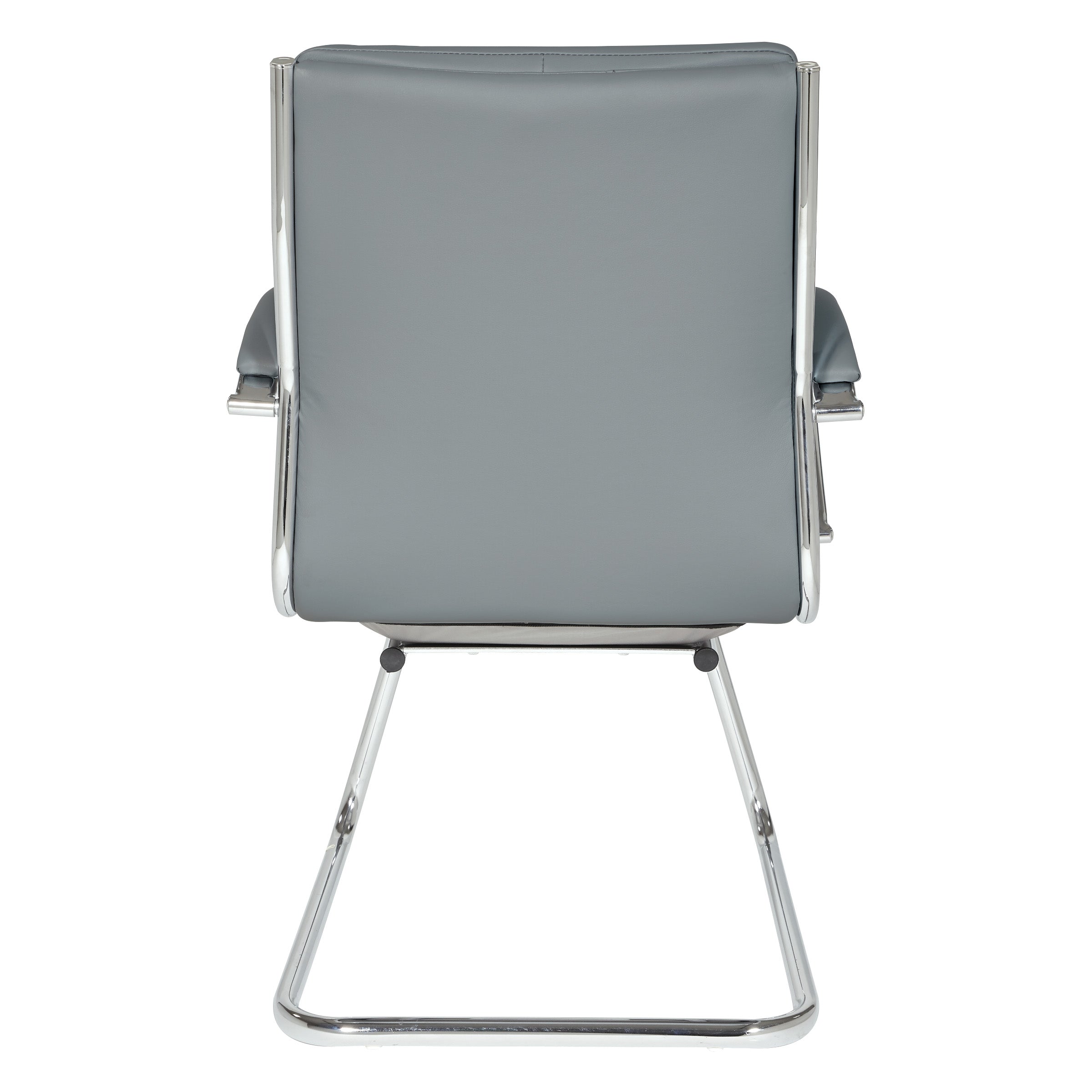 Mid-Back Faux Lthr Visitor's Chair